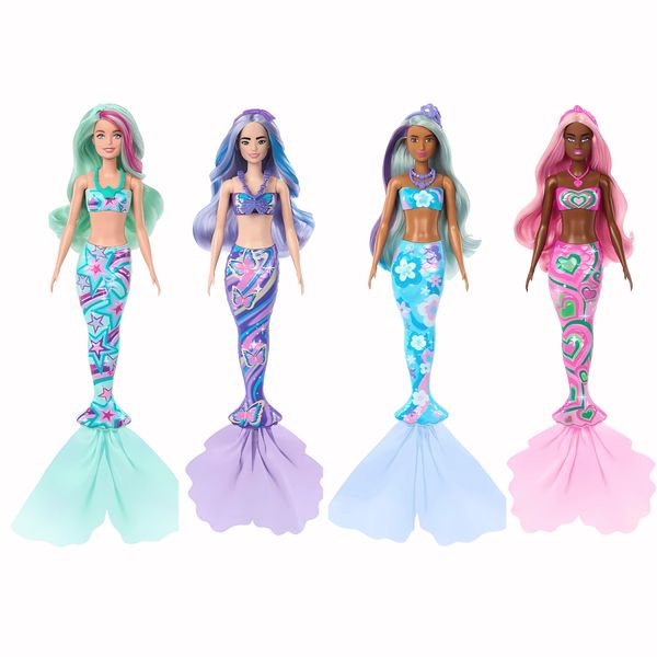 Boneca Barbie Color Reveal Sereia - Mattel