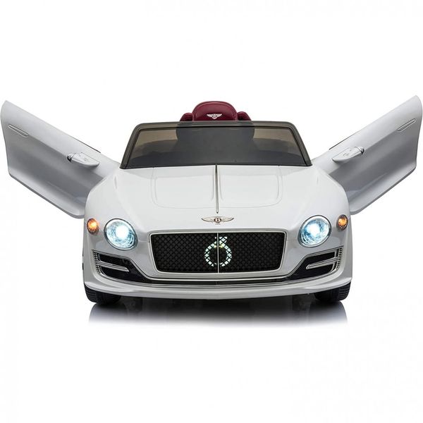 Carro, Carrinho Elétrico 1 Assento, 12V, com Controle Remoto, Vel 5 km por hora, Idade 3, ROCK WHEELS, Branco
