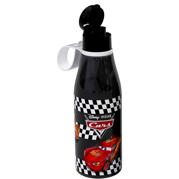 Garrafa Abre Fácil Estampa do Relâmpago Mcqueen 530ml Plasútil Infantil