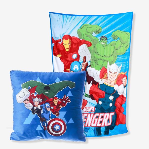 Almofada com Manta Vingadores – Marvel