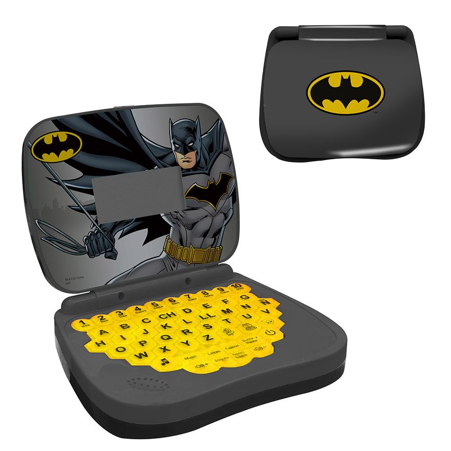 Laptop De Atividades Bilingue Dc Comics Batman Candide Ri Happy Brinquedos