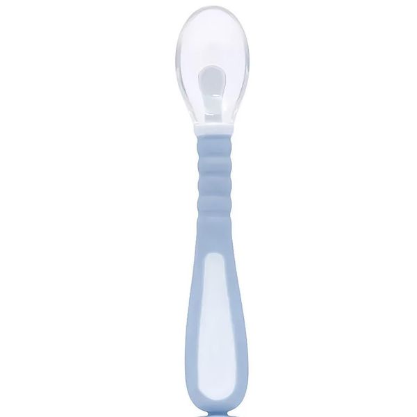 Colher Flexível em Silicone Buba Azul 18079