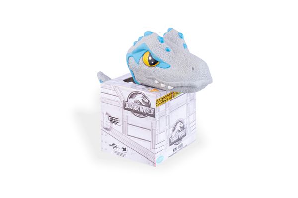 Jurassic World - Dinossauro Mini Blue (cinza) Na Casinha - Pupee