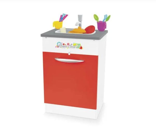 Pia Infantil Super Clean- Vermelha