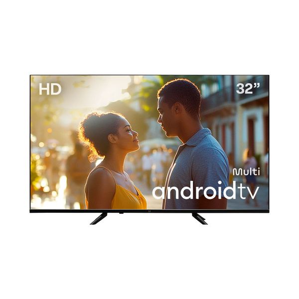 Smart TV DLED 32 HD Multi Essencial Android 11 3HDMI 2USB Wi-fi Bluetooth TL091