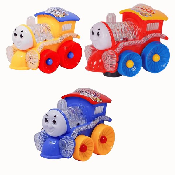 Trem c/ Luzes e Sons - Cores Sortidas - Toy King