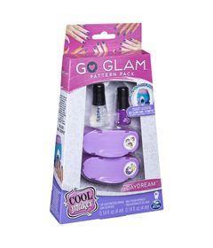 Kit de Pintar e Decorar Unhas - Go Glam Fashion Pack Rosa 2132