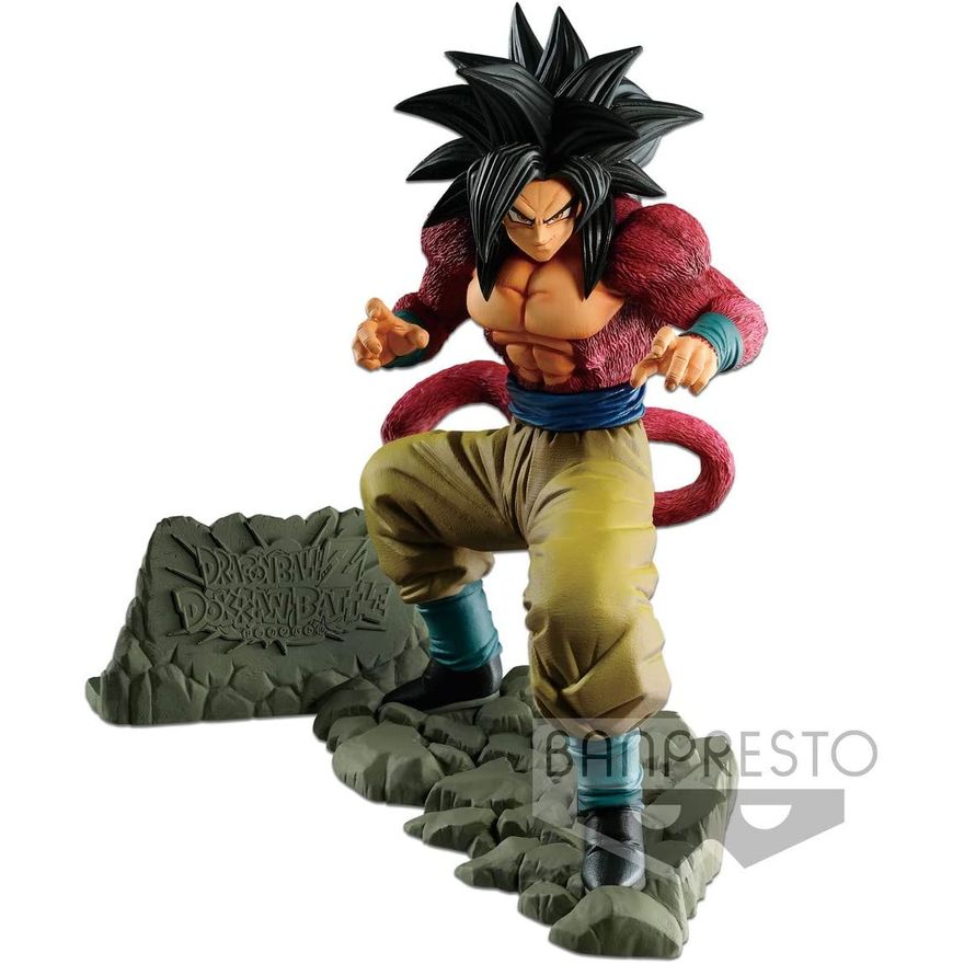 Boneco Dragon Ball - Goku S Saiyajin 4 - Dokkan - Banpresto - Ri Happy