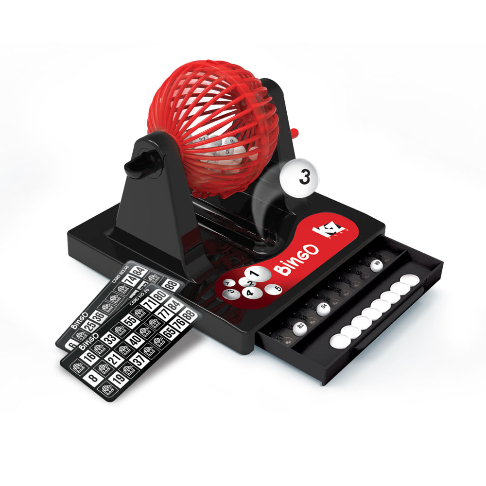 Como jogar Imagem e Ação: passo a passo e regras! 6 Jogo Classico Bingo Plastico Preto Elka 0