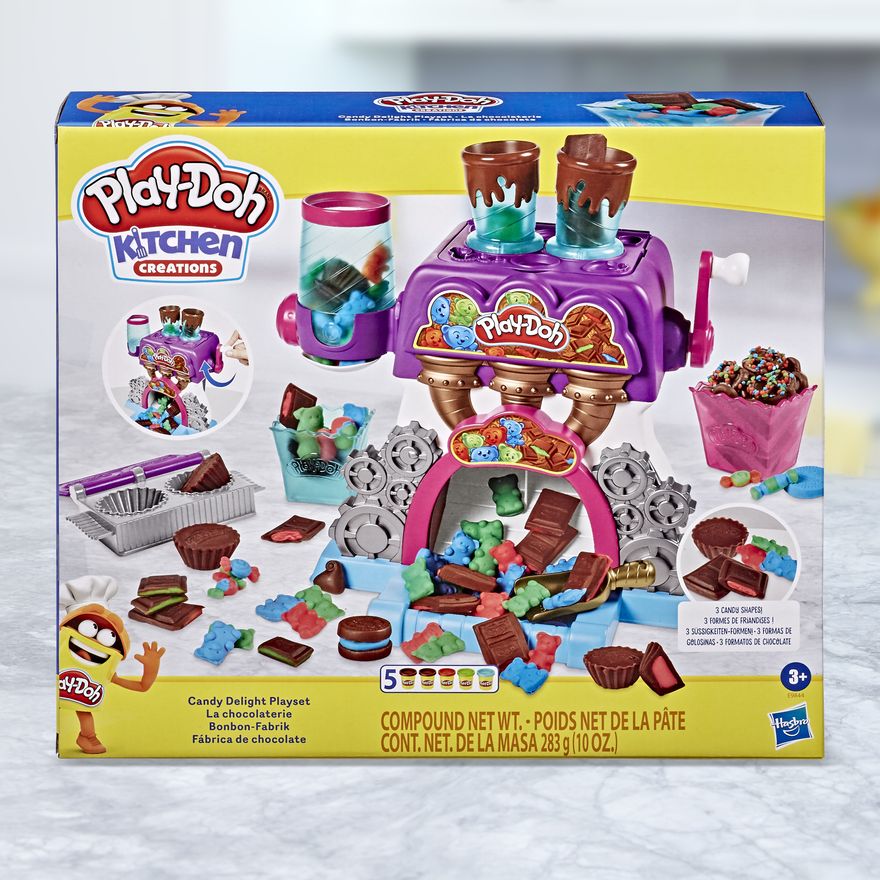 Conjunto Fábrica de Bolos Play-Doh - Desapegos de Roupas quase