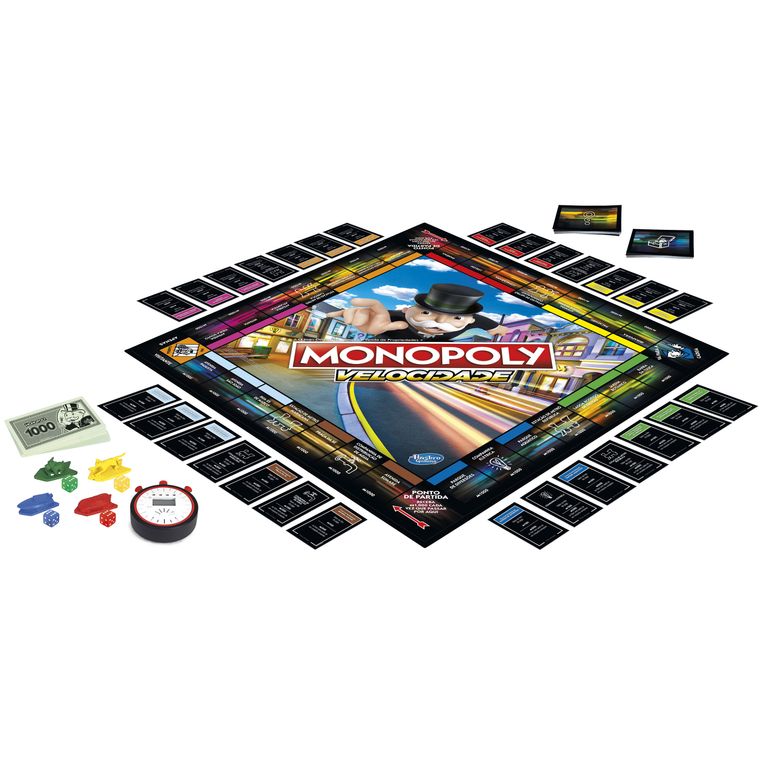 Jogo de Tabuleiro Compacto - Monopoly Grab e Go - Hasbro - D'Or Mais Saúde