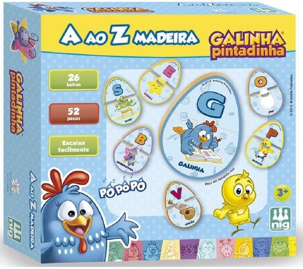 MAD A AO Z GALINHA PINTADINHA 52 PEÇAS - NIG