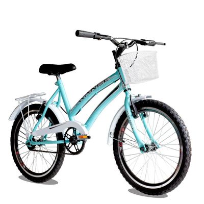Bicicleta infantil feminina com cestinha Clearance