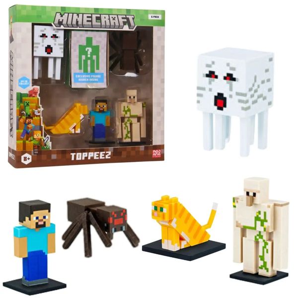 PACK MINECRAFT 6 MINI FIGURAS SORTIDAS - MULTILASER
