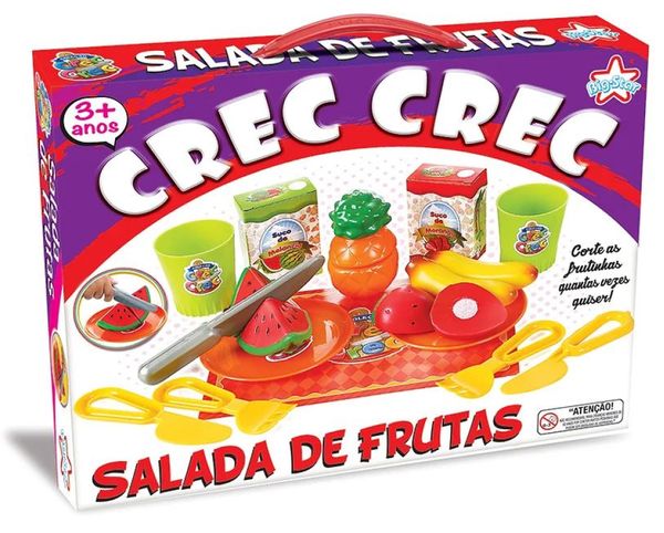 Crec Crec Salada De Frutas Comidinha Brincar de Casinha Big Star