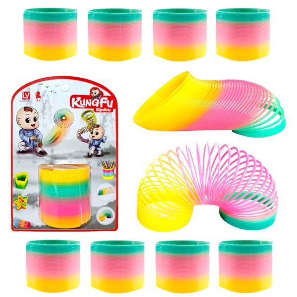 10 Brinquedos Mola Maluca para Festa Infantil Decoração Lembrança Sacola Surpresa