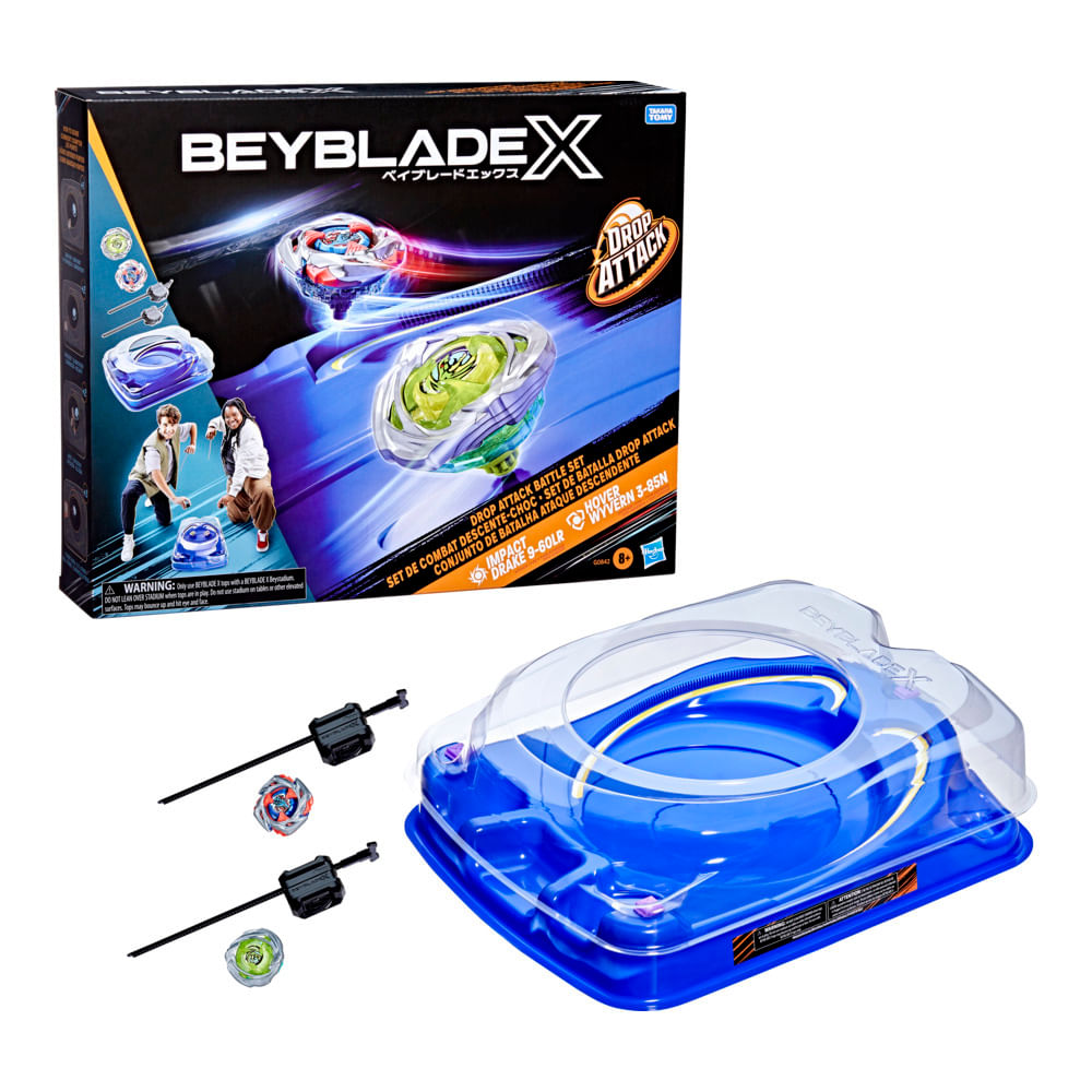 Conjunto de Batalha Beyblade X Ataque Descendente - Hasbro