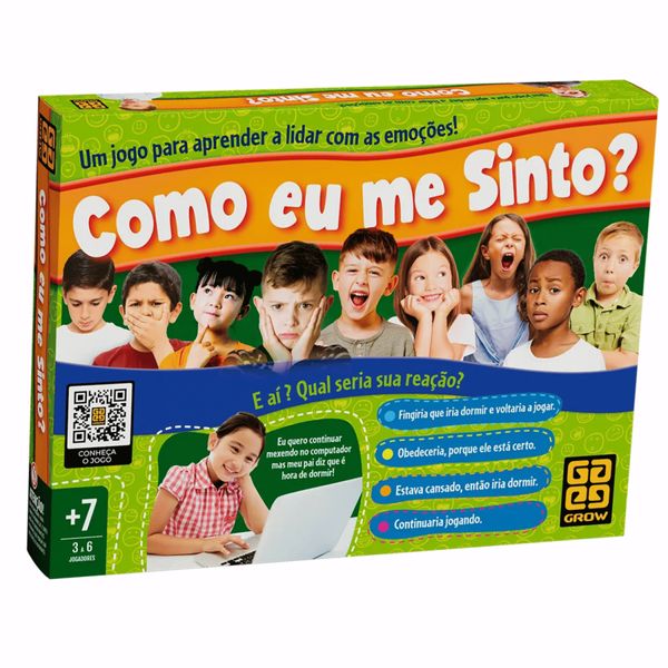 Jogo de Tabuleiro Como Eu Me Sinto - Grow