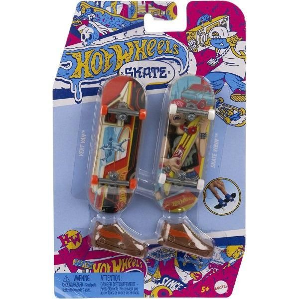 Hot Wheels Skate + Tenis Retro VERT VAN e Skate Viben Mattel HXL17