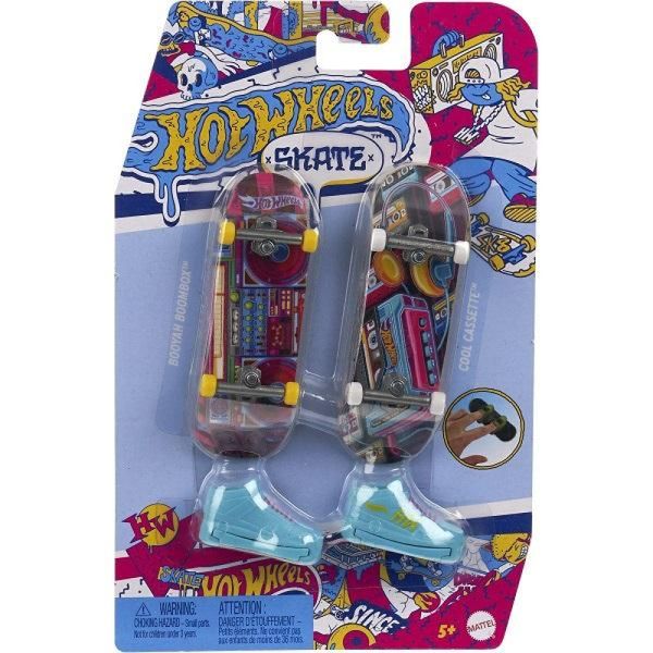 Hot Wheels Skate + Tenis Retro Booyah Boombox e Cool Mattel HXL17