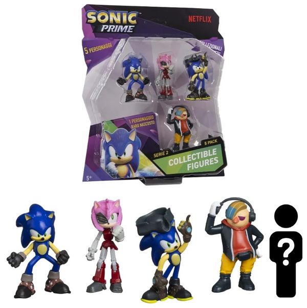 Kit Bonecos Sonic, Rose, S.pirata E Dr. Don't Candide 34240
