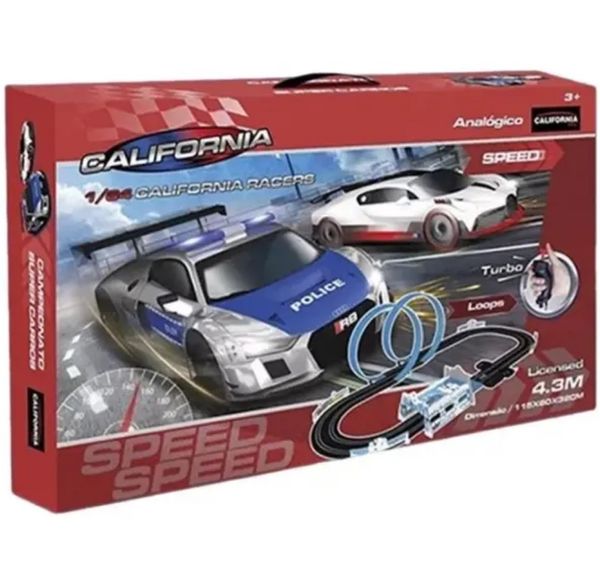 Autorama Analógico Racers Audi Bugatti California Toy MR-02L