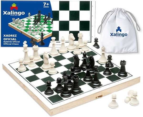 Jogo de Xadrez Com Peças Oficiais Xalingo