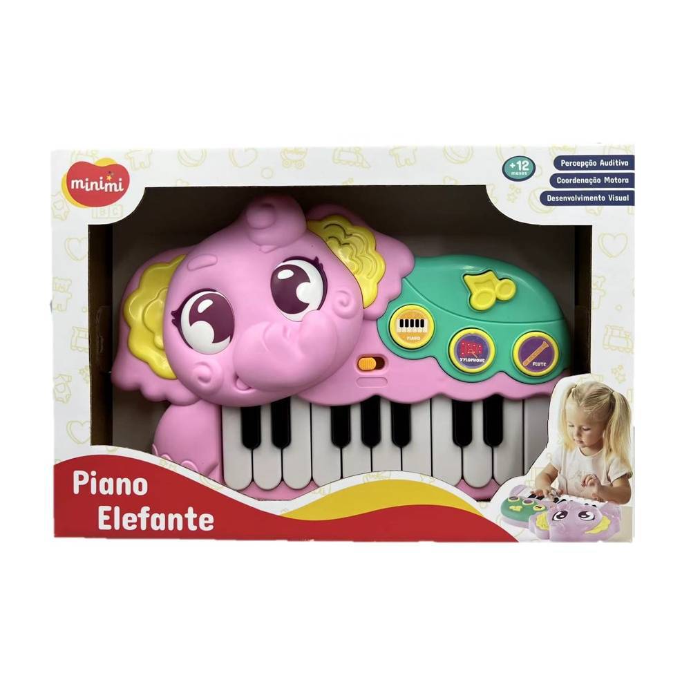 Brinquedo Infantil - Piano Elefante - Minimi