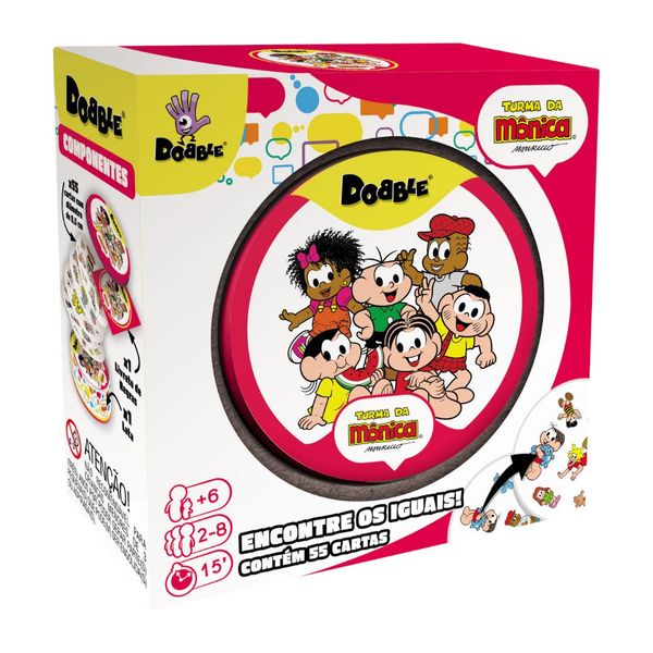 Jogo Dobble Turma da Monica Galapagos
