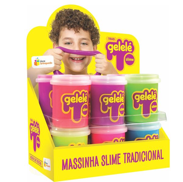 Slime Gelelé Tradicional 457g 1und Cores Sortidas