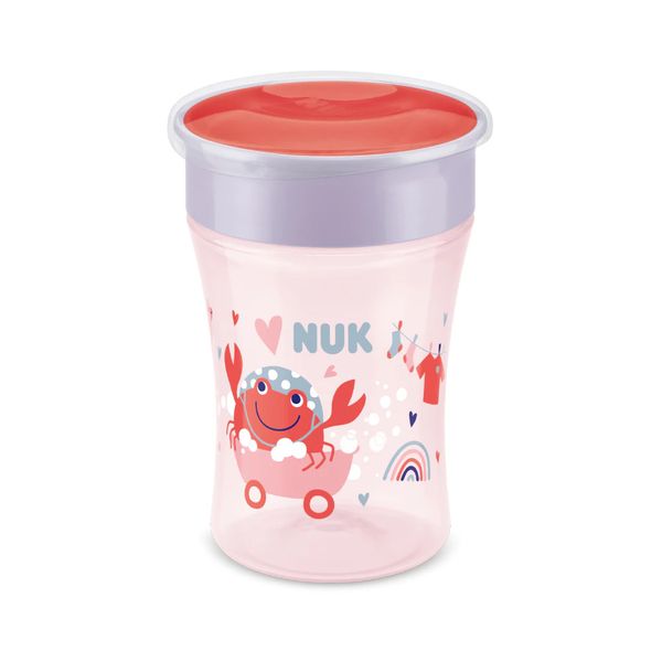 Copo Magic Cup Evolution 230ml +8m Girls Caranguejo Nuk