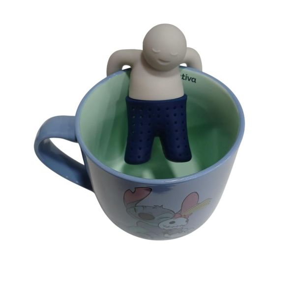 Caneca 350Ml Com Nfusor Stitch - Zonacriativa 10026420