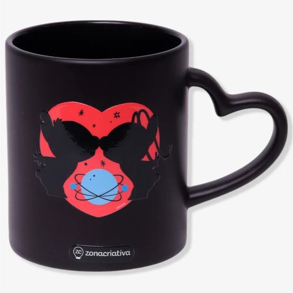Caneca Magic Coração 300Ml Stitch - Zonacriativa 10026508