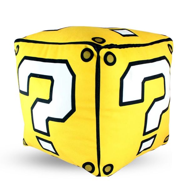 Almofada Cubo 3D Interrogação - Super Mário™