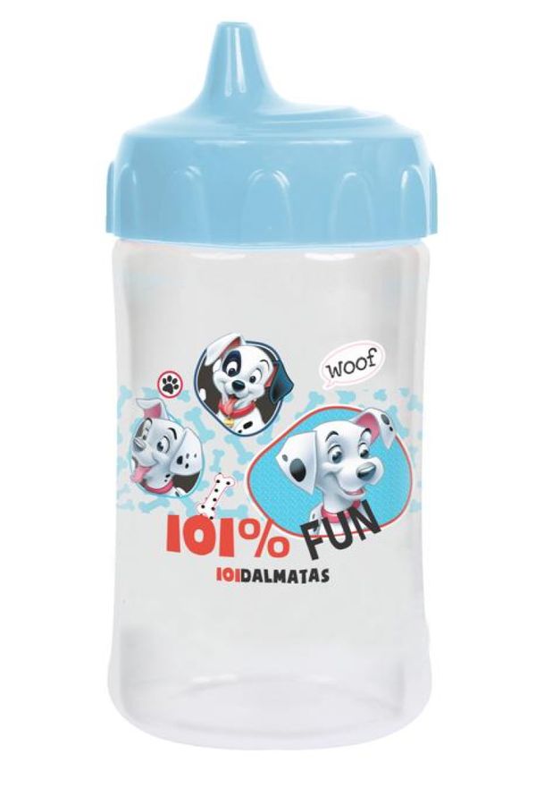 Copo De Transição Infantil Com Válvula Redutora de Pingo 240ml 101 Dalmatas Disney BabyGo