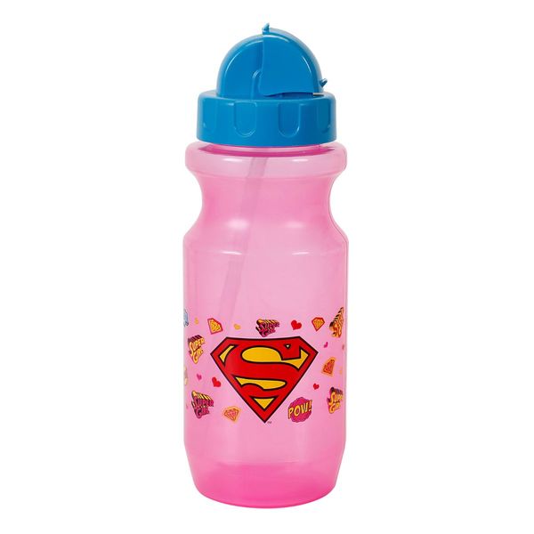 Copo Com Bico Retrátil 580ml DC Super Friends Super Girl BabyGo