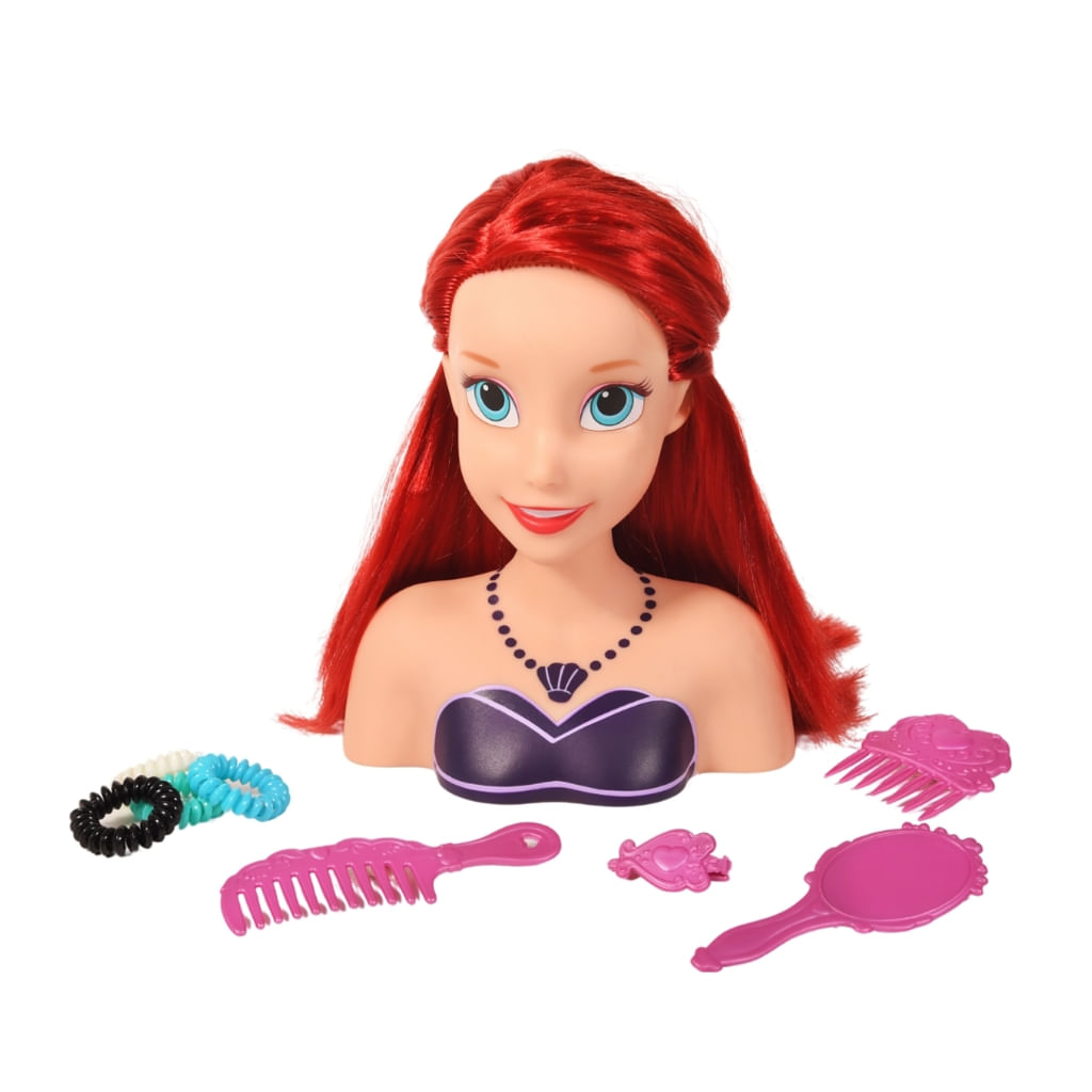 Boneca - Disney - Princesas - Styling Head  - Ariel - Novabrink