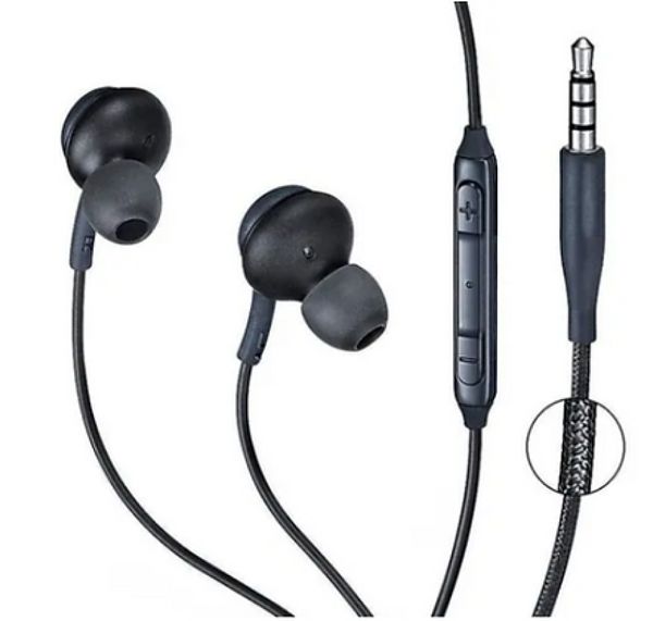 Fone de Ouvido com Fio Nylon Magnético de Metal Super Bass
