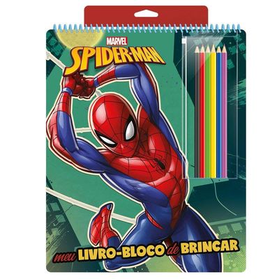 Livro-para-Colorir---Disney---Marvel---Spider-Man---Meu-Livro-Bloco----Culturama