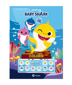 Livro-para-Colorir-e-Ler---Baby-Shark-com-Adesivos---Culturama