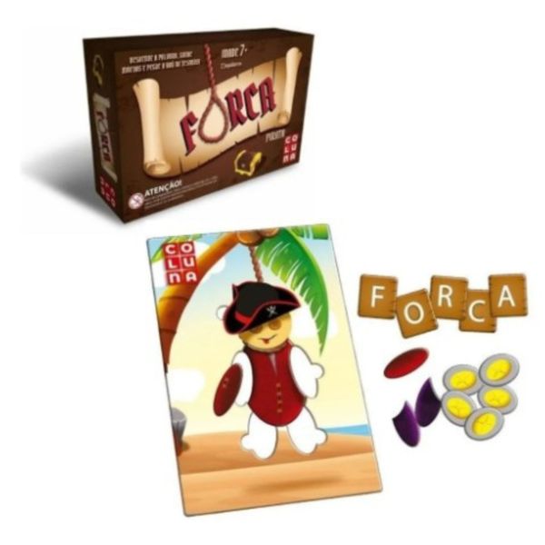 Jogo Forca Educativo Infantil Bau Do Tesouro - Coluna