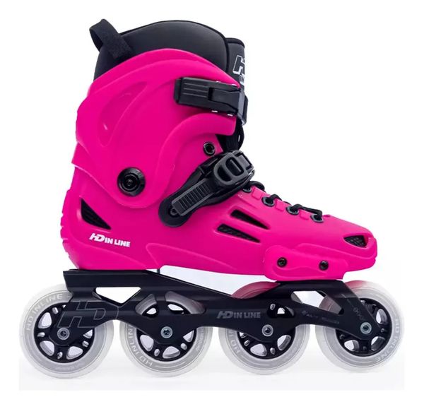 Patins XT Hd Inline Xt Rosa 4 Rodas 80 Mm (PAR) 40