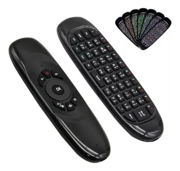 Mini Teclado Air Mouse KA-1999 Wireless 2.4 Ghz Cor Preto