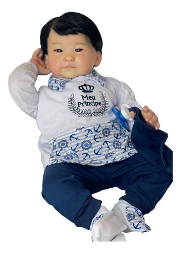Bebe Reborn Menino Realista, Toma Banho, Oriental /japonês.
