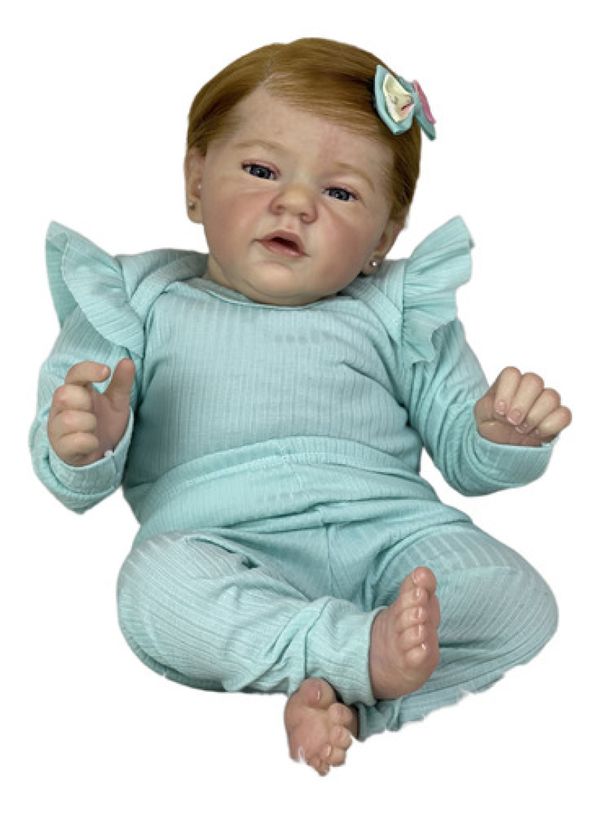 Bebê Reborn Princesa Menina Realista Toma Banho
