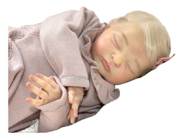 Bebê Reborn Menina Realista Respira, Macia.