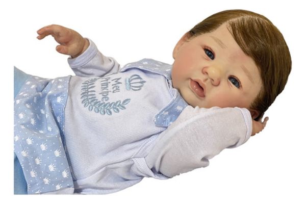 Bebe Reborn Menino, Adaptado Para Banho, Tem Pipi