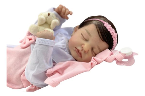 Bebe Reborn Menina Dormindo Realista