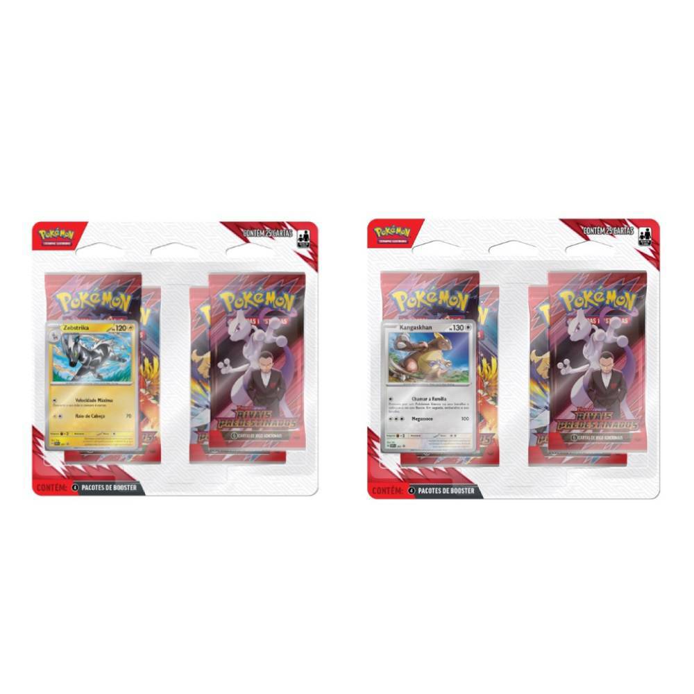 Cards Pokémon - Blister Quadruplo - EV10 - Modelos Sortidos - Copag