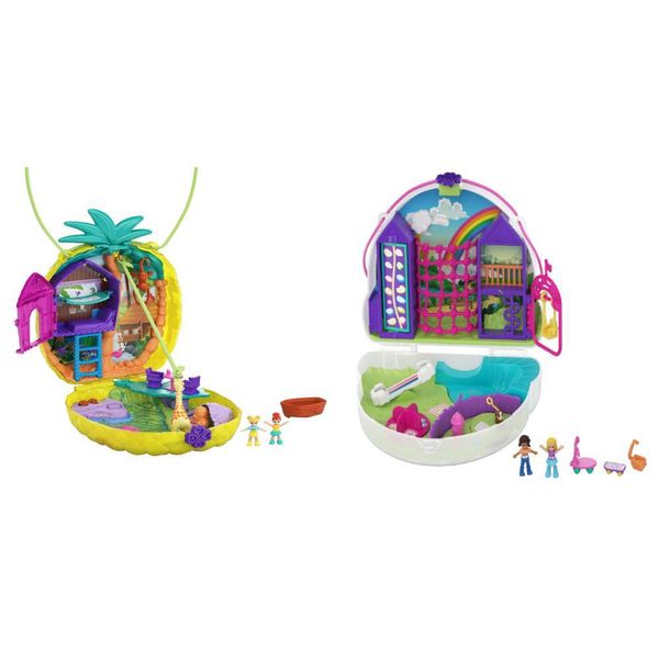 Playset e Mini Boneca - Polly Pocket - Mini Estojos Polly - Modelos Sortidos - Mattel